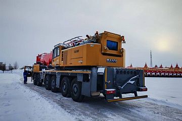 Вездеходный автокран Sany SAC4500T